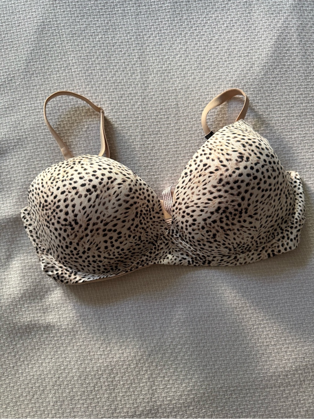 Maternity Everyday Leopard Print Push-Up Bra - Nude